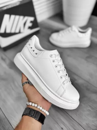 Adidasi barbati casual amq, albi 6626